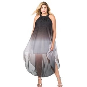 Beautiful Glitter and Ombre party dress